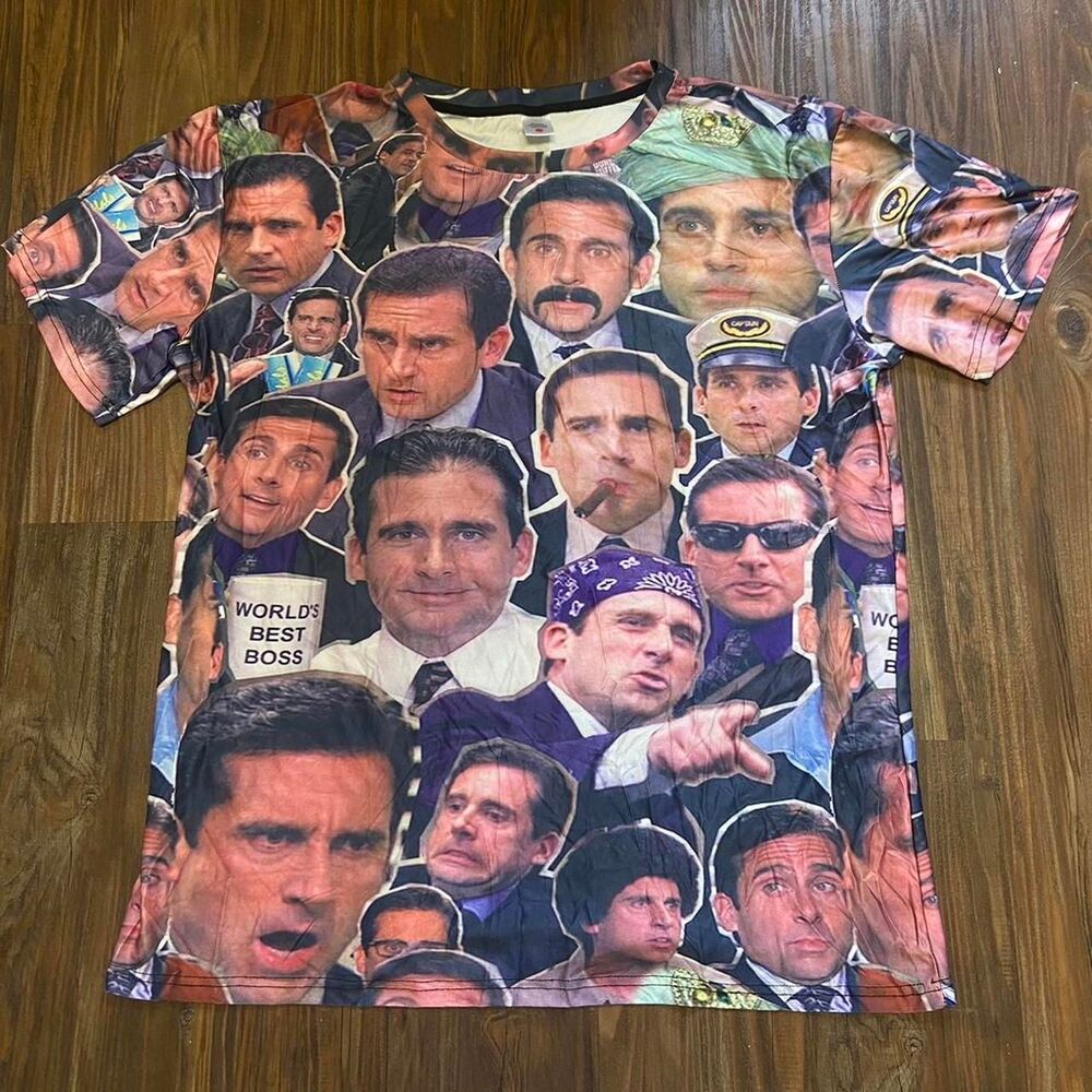 The Office Michael’s Face Collage Shirt